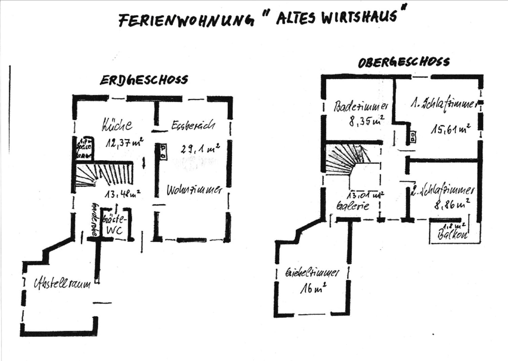 Ferienhaus Altes Wirtshaus 뤼그데 외부 사진